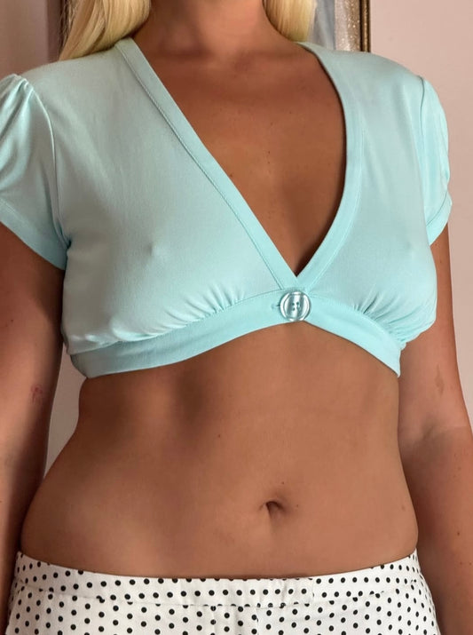 ARLO - CROP BUTTONED TOP
