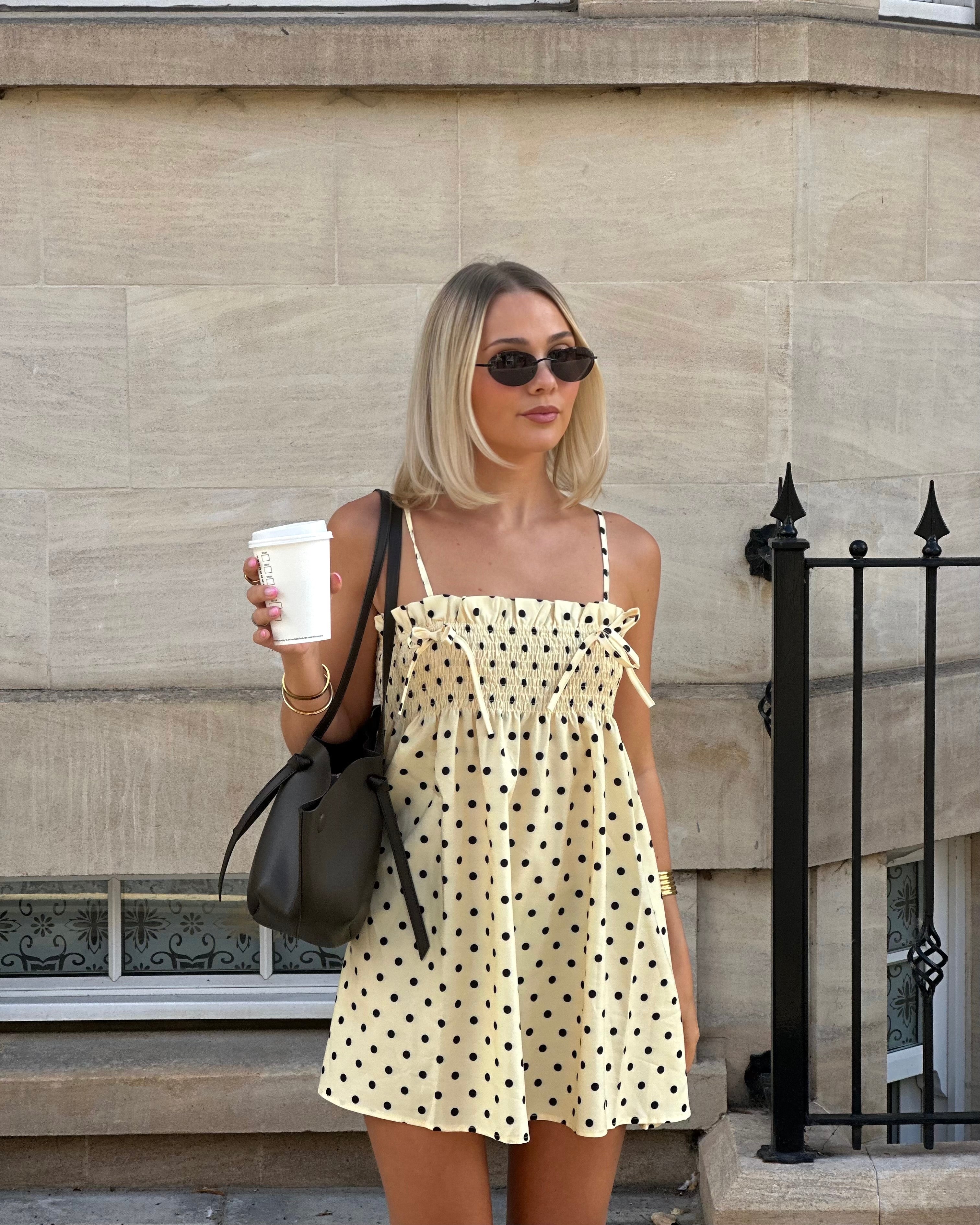 JILLY - POLKA DOT MINI DRESS