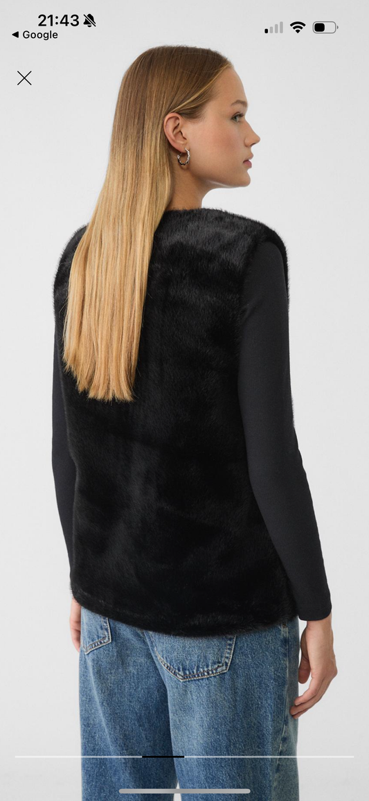 HEIDI - FAUX FUR GILET
