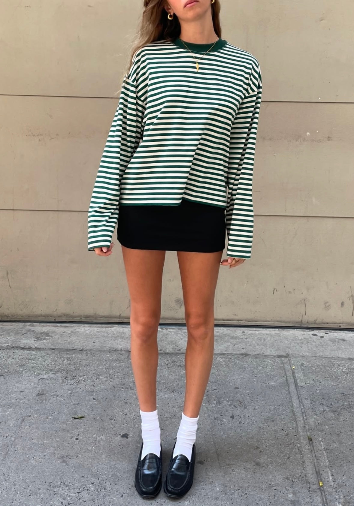 JUNO - STRIPED LONG-SLEEVE TEE