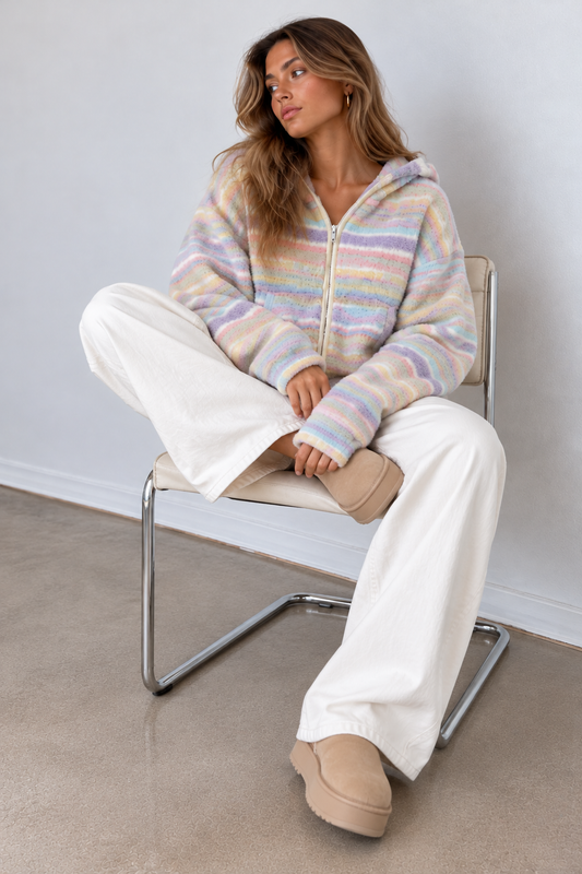 HEIDI - STRIPED CARDIGAN