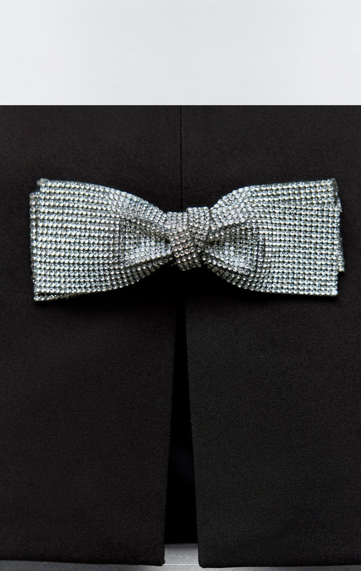 CARRIE - CRYSTAL EMBELLISHED BOW SKIRT