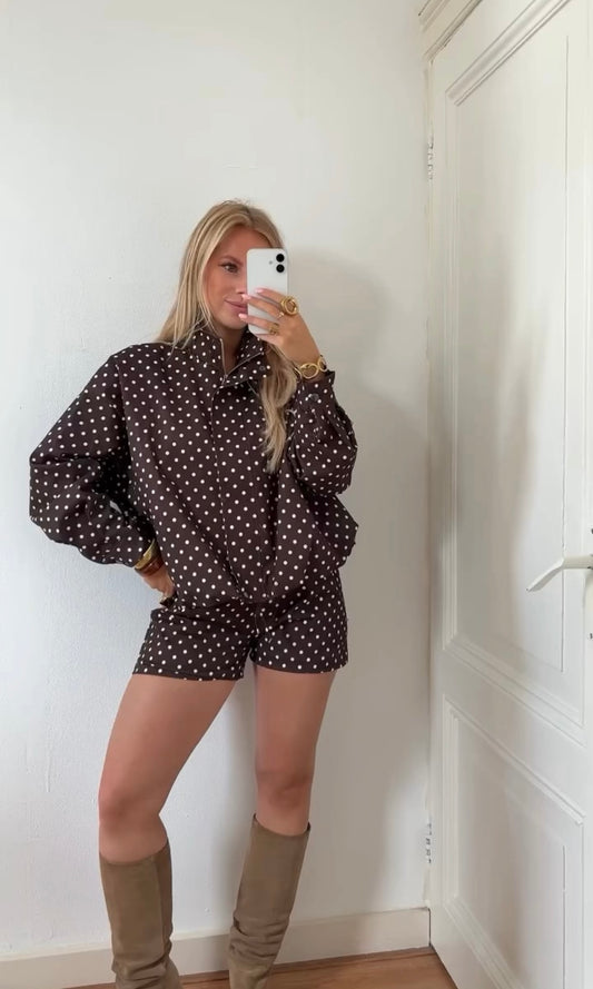 TWIGGY - POLKA DOT JACKET