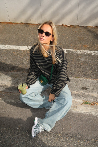 JUNO - STRIPED LONG-SLEEVE TEE