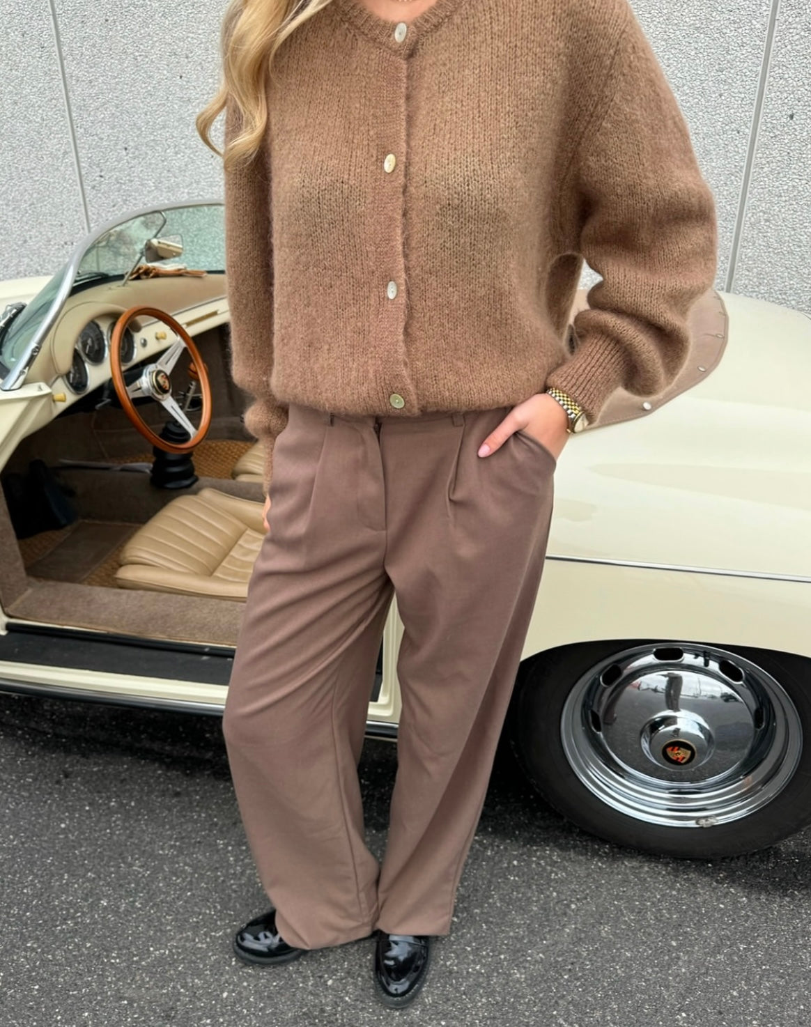 ALICE - KNITTED BUTTON CARDIGAN