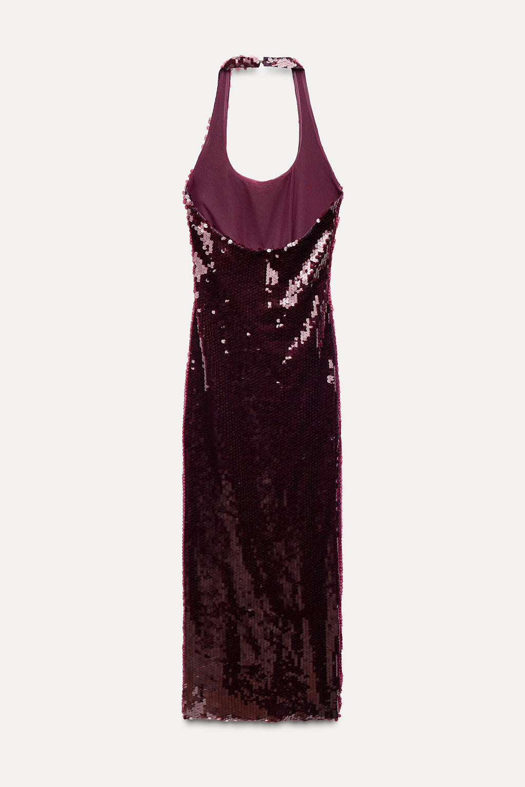 SABRINA - SEQUIN HALTERNECK MIDI DRESS