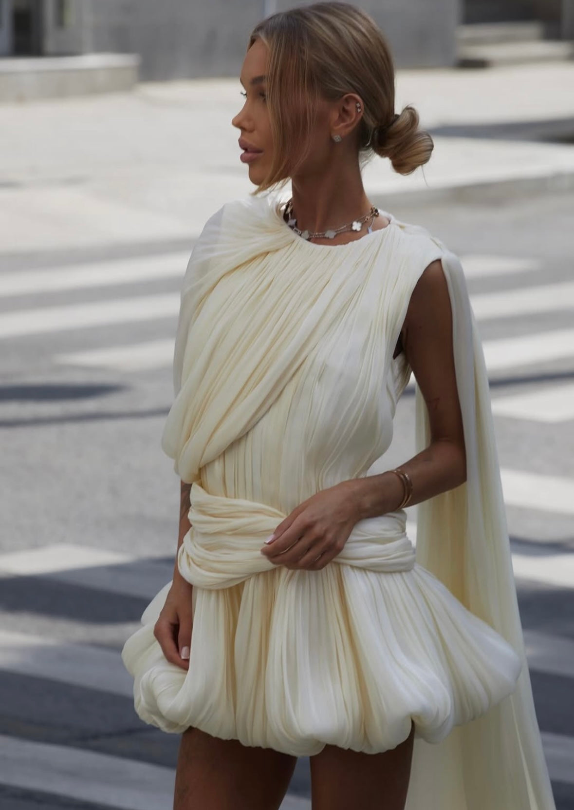 GABRIELLA - CAPE DRESS