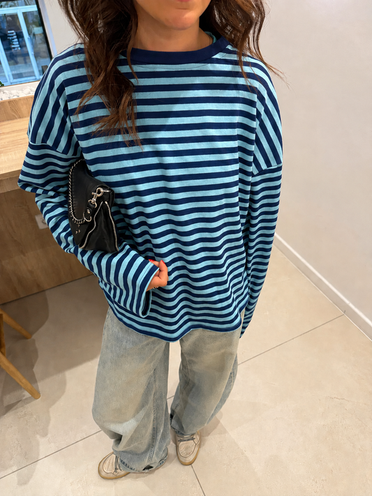 JUNO - STRIPED LONG-SLEEVE TEE