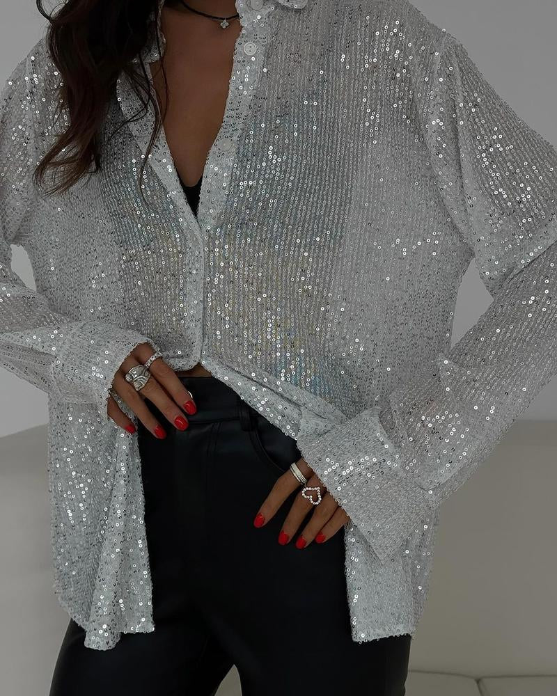 ARIANA - SEQUIN SHIRT