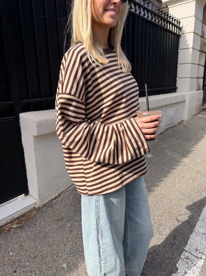 JUNO - STRIPED LONG-SLEEVE TEE
