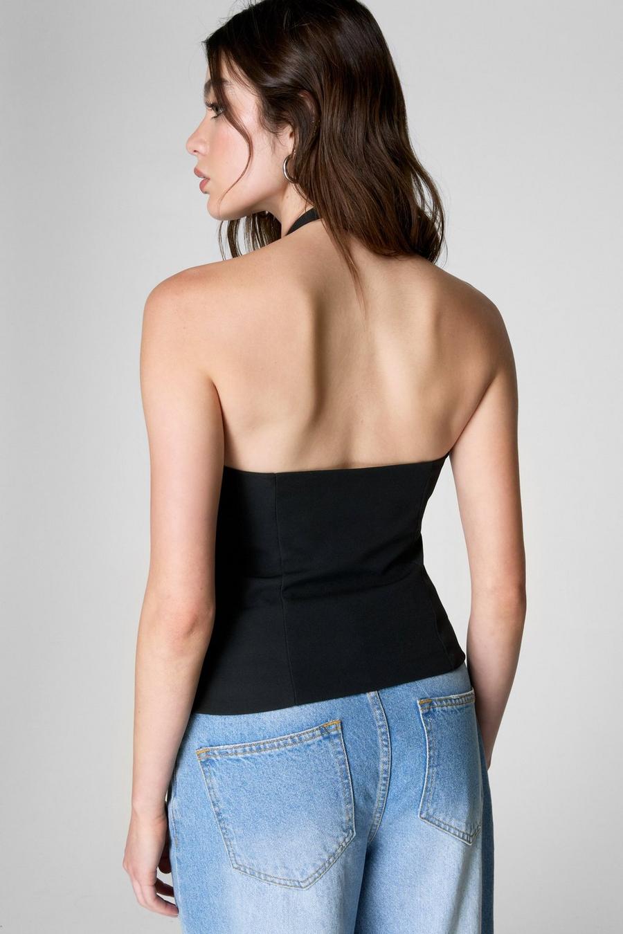 TIFFANY - BOW EMBELLISHED TOP