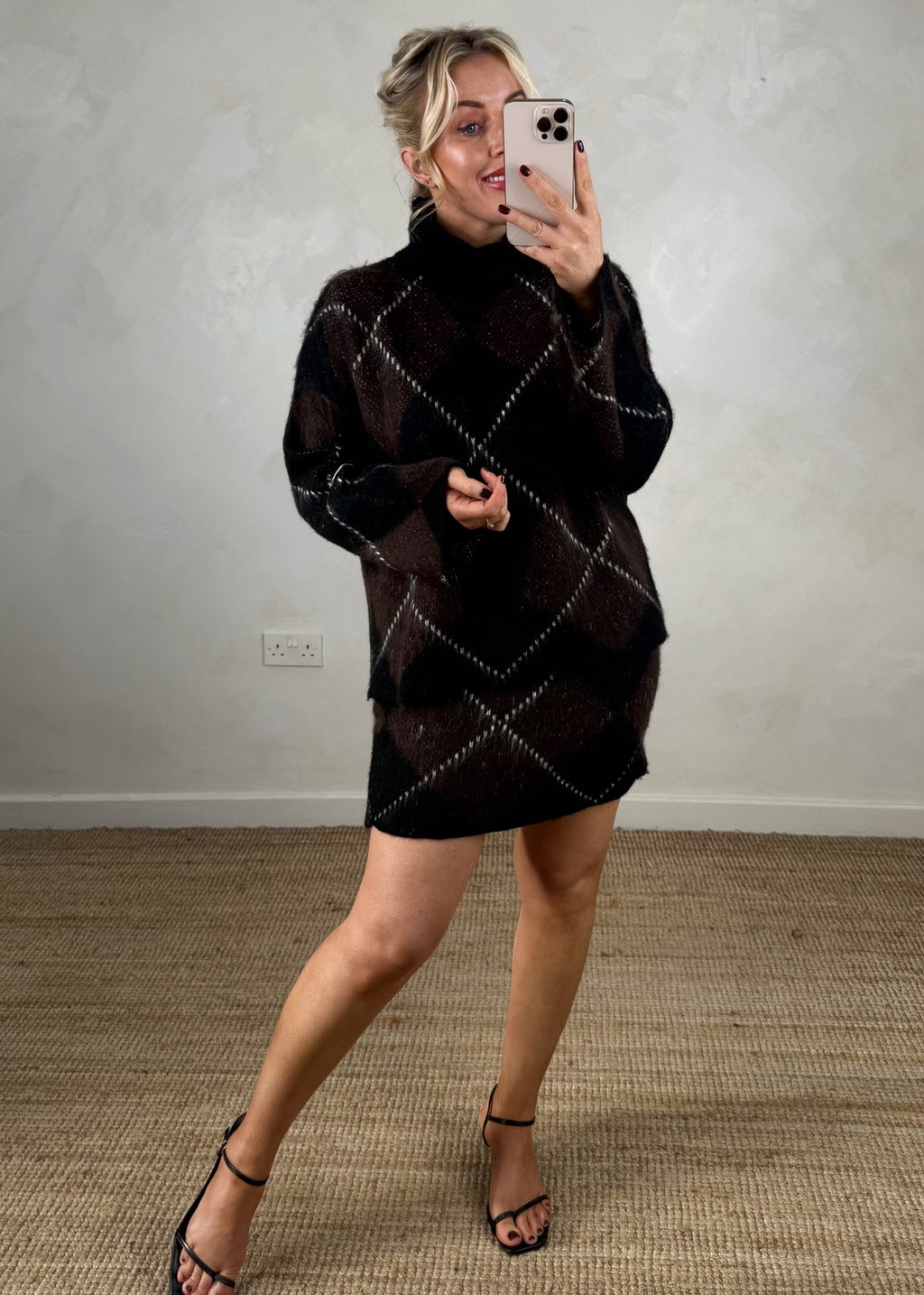 WOOL CO-ORD - CHECK PRINT