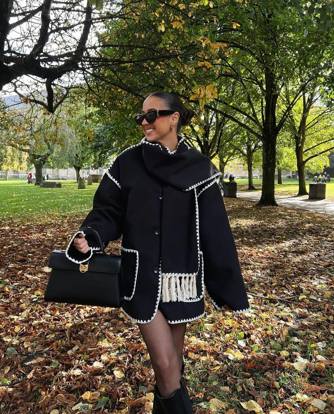 WINNIE - 2 IN 1 SCARF JACKET