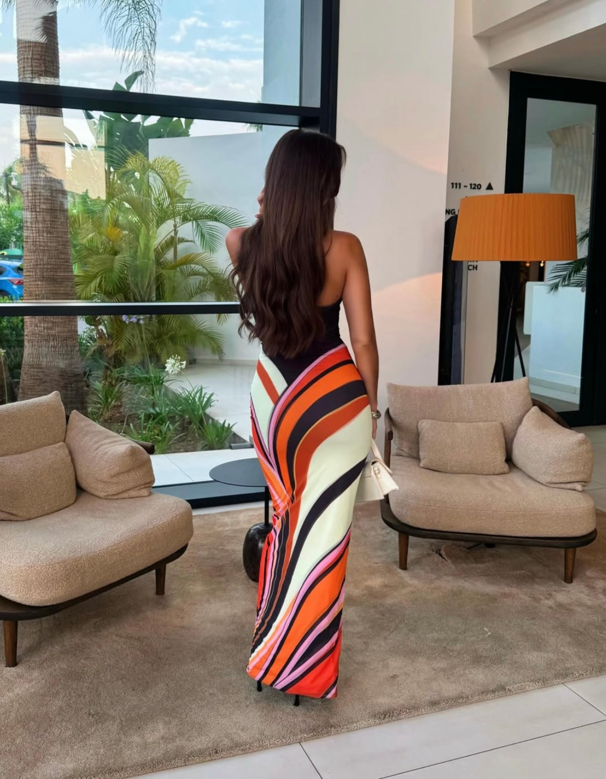 JADA - ABSTRACT MAXI DRESS