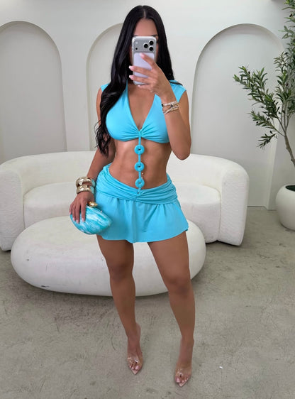 ANGELISTA - CUT OUT MINI DRESS
