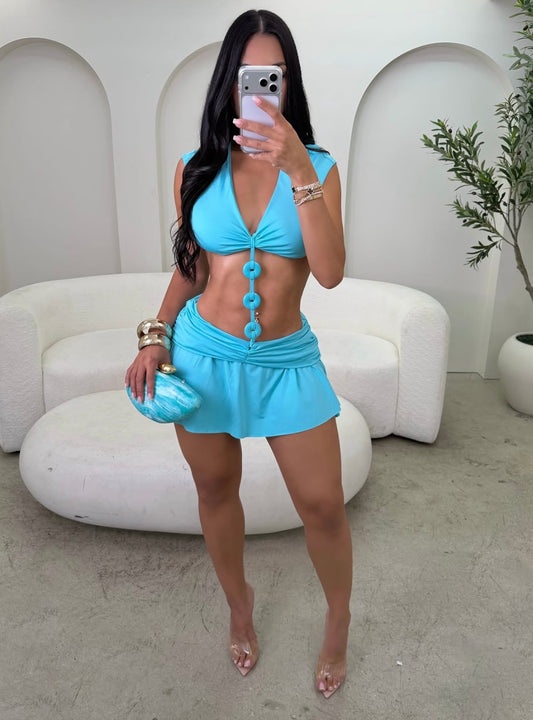 ANGELISTA - CUT OUT MINI DRESS