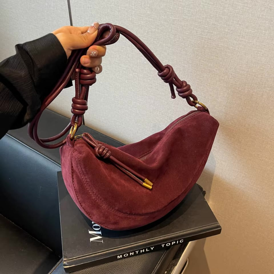 SCARLET - SUEDE BAG