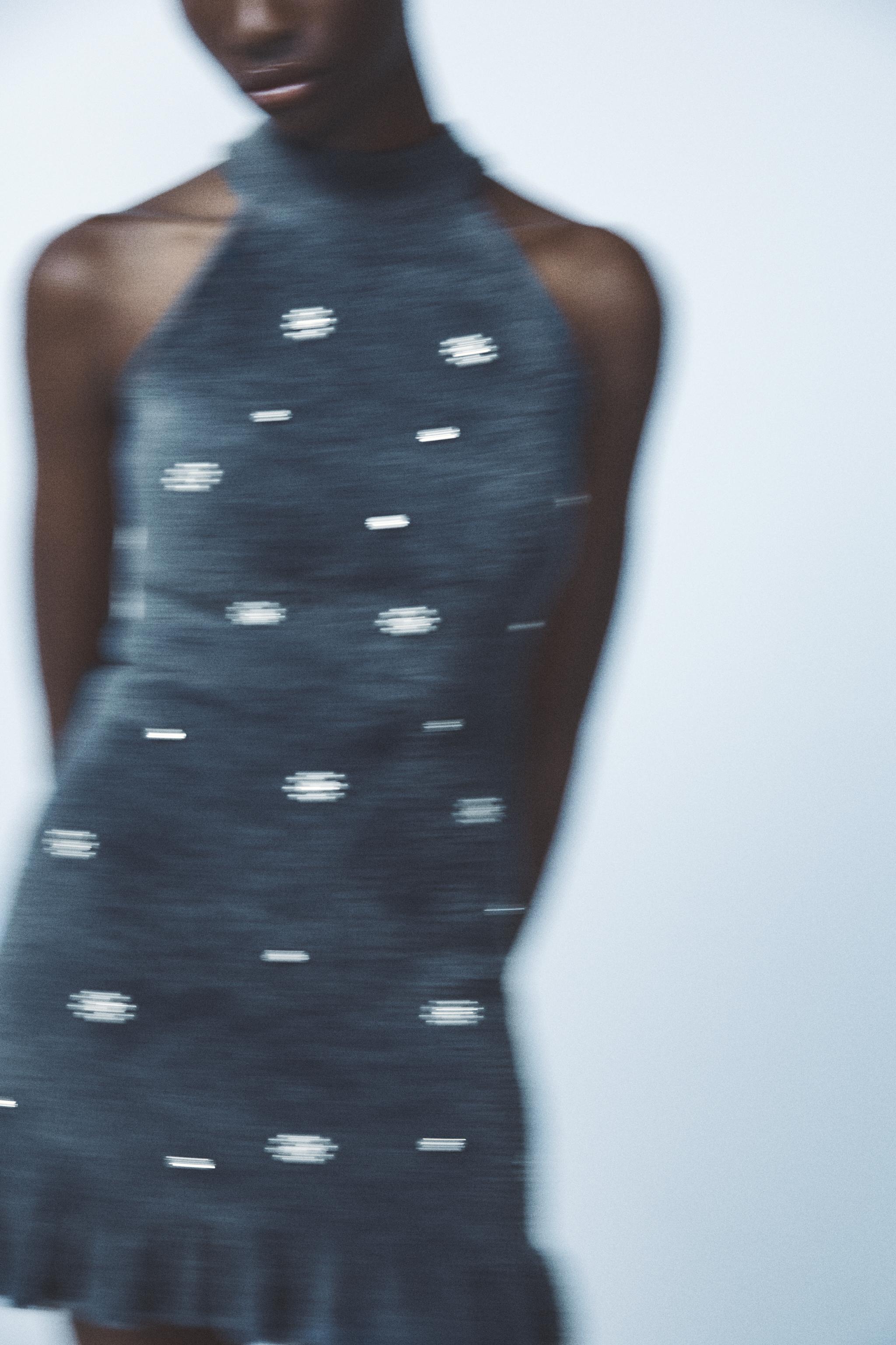 MATILDA - EMBELLISHED PLUSH MINI DRESS