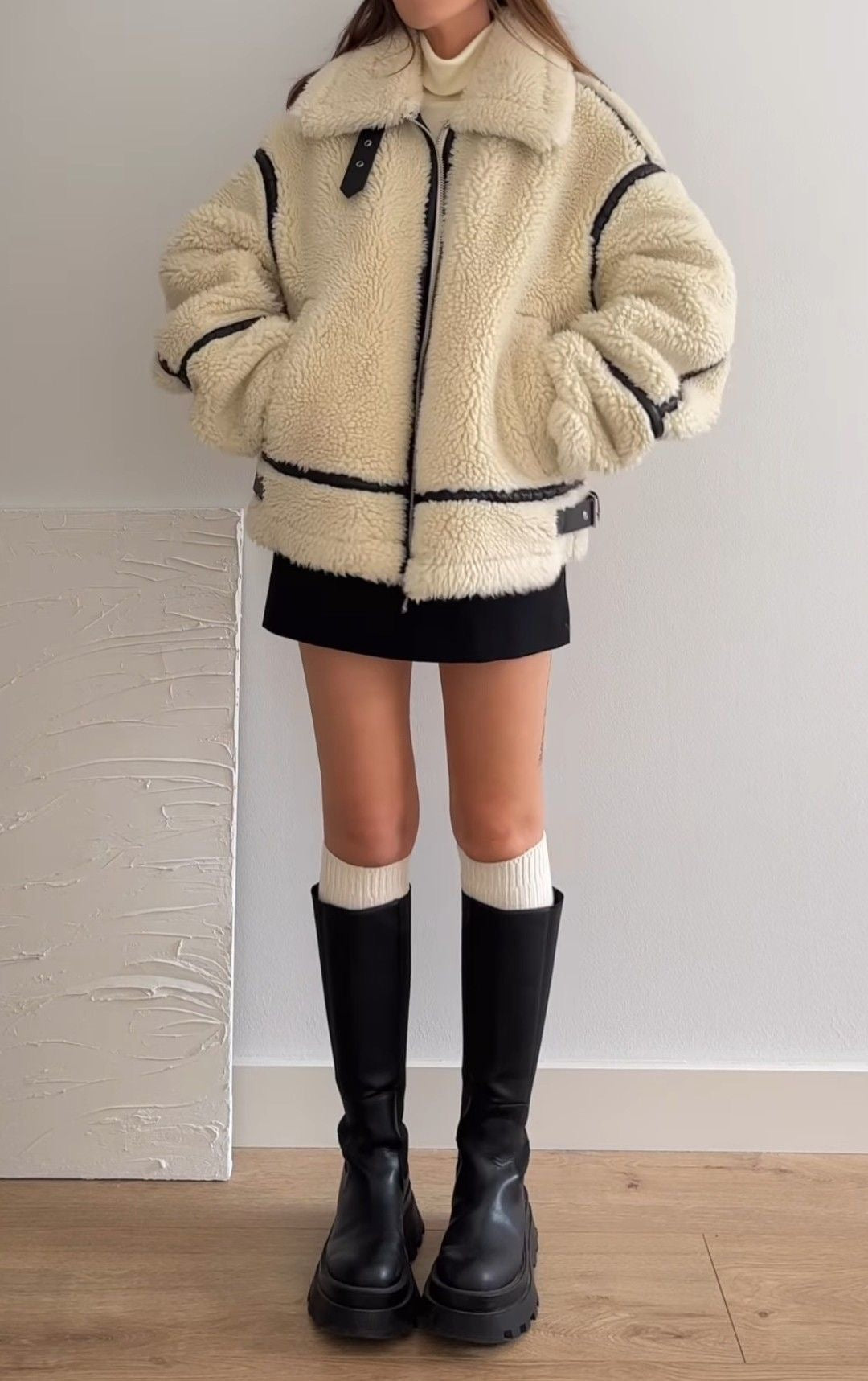 SKYE - SHERPA COAT