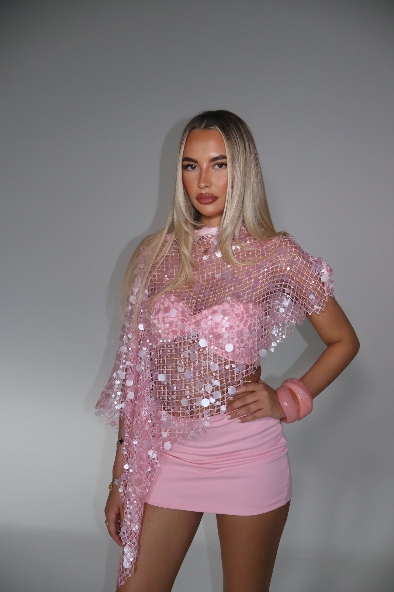 STELLA - SEQUIN PONCHO