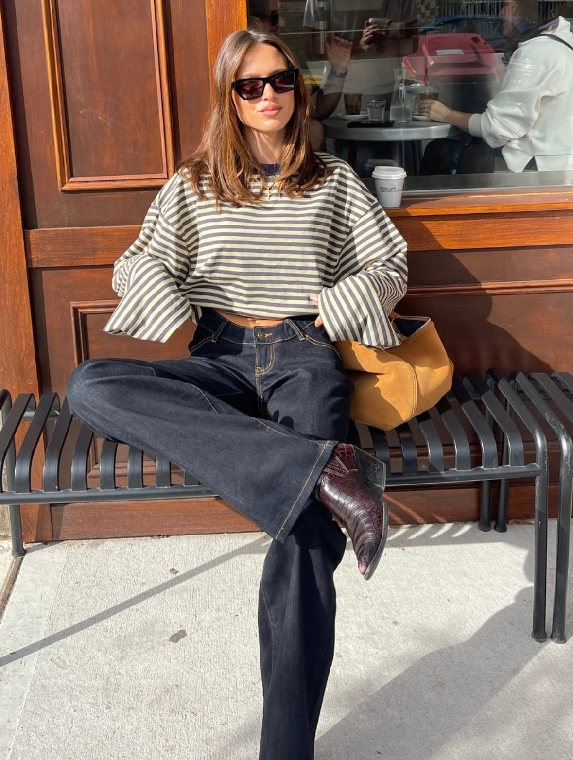 JUNO - STRIPED LONG-SLEEVE TEE