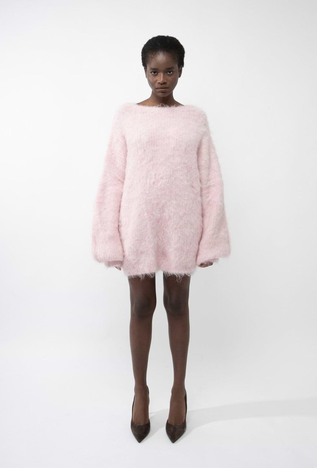 EVELYN - OVERSIZED KNIT JUMPER DRESS