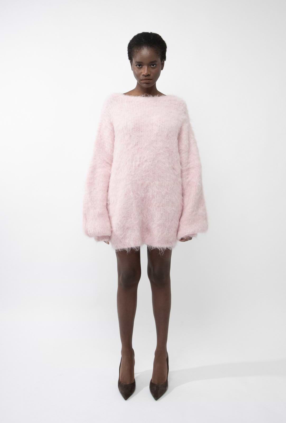 EVELYN - OVERSIZED KNIT JUMPER DRESS