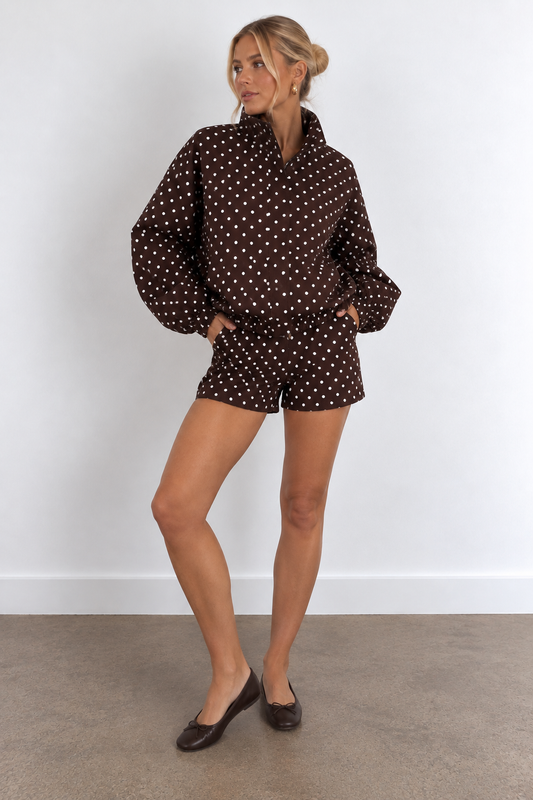TWIGGY - POLKA DOT JACKET