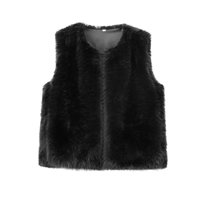 HEIDI - FAUX FUR GILET