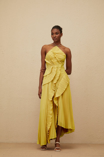 DOLCE - RUFFLE MAXI DRESS