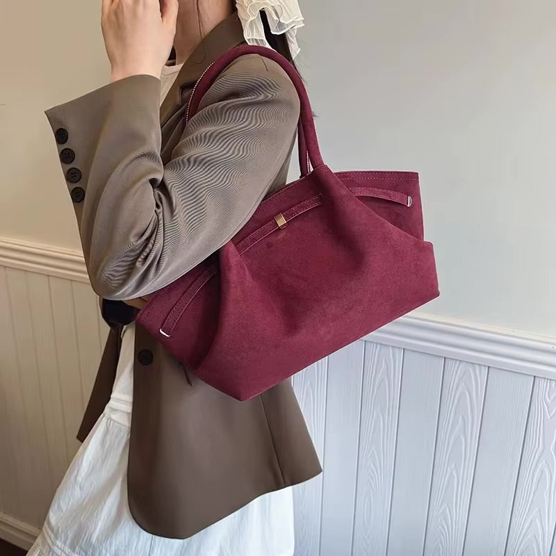 DIANA - SUEDE STRUCTURED BAG