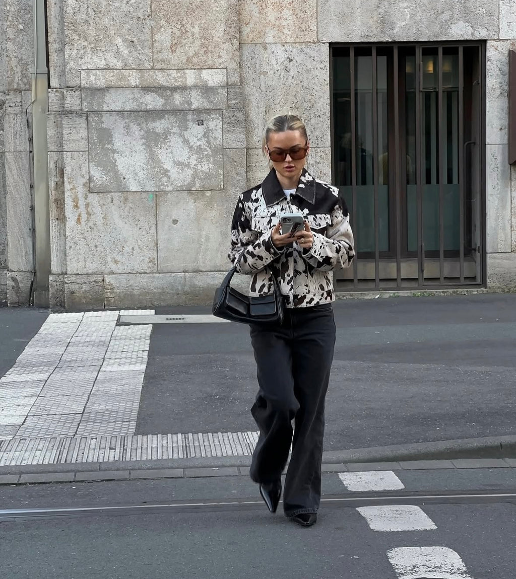 RUDY - COW PRINT JACKET
