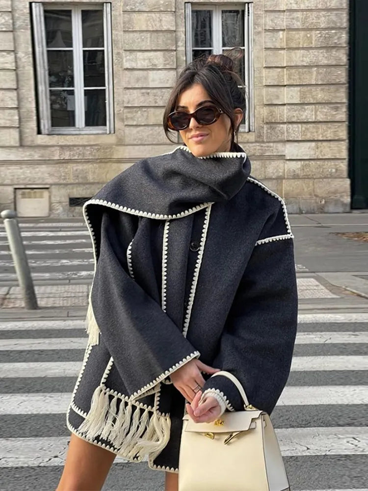WINNIE - 2 IN 1 SCARF JACKET