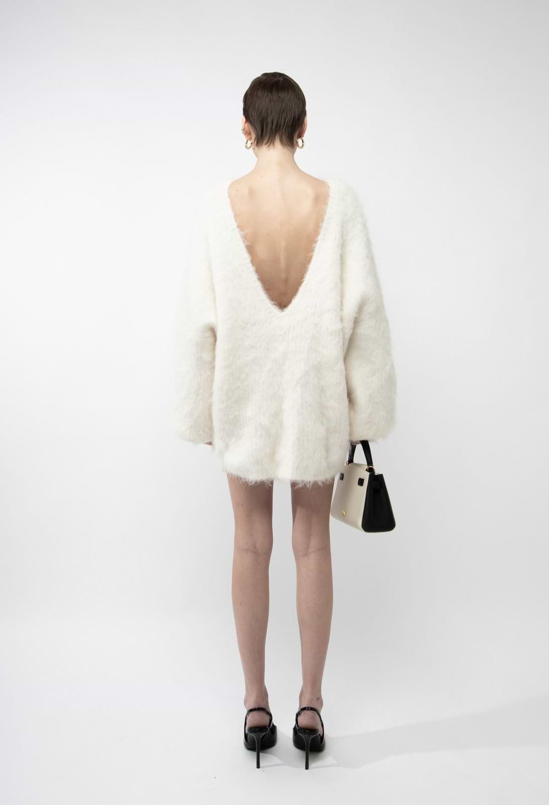 EVELYN - OVERSIZED KNIT JUMPER DRESS