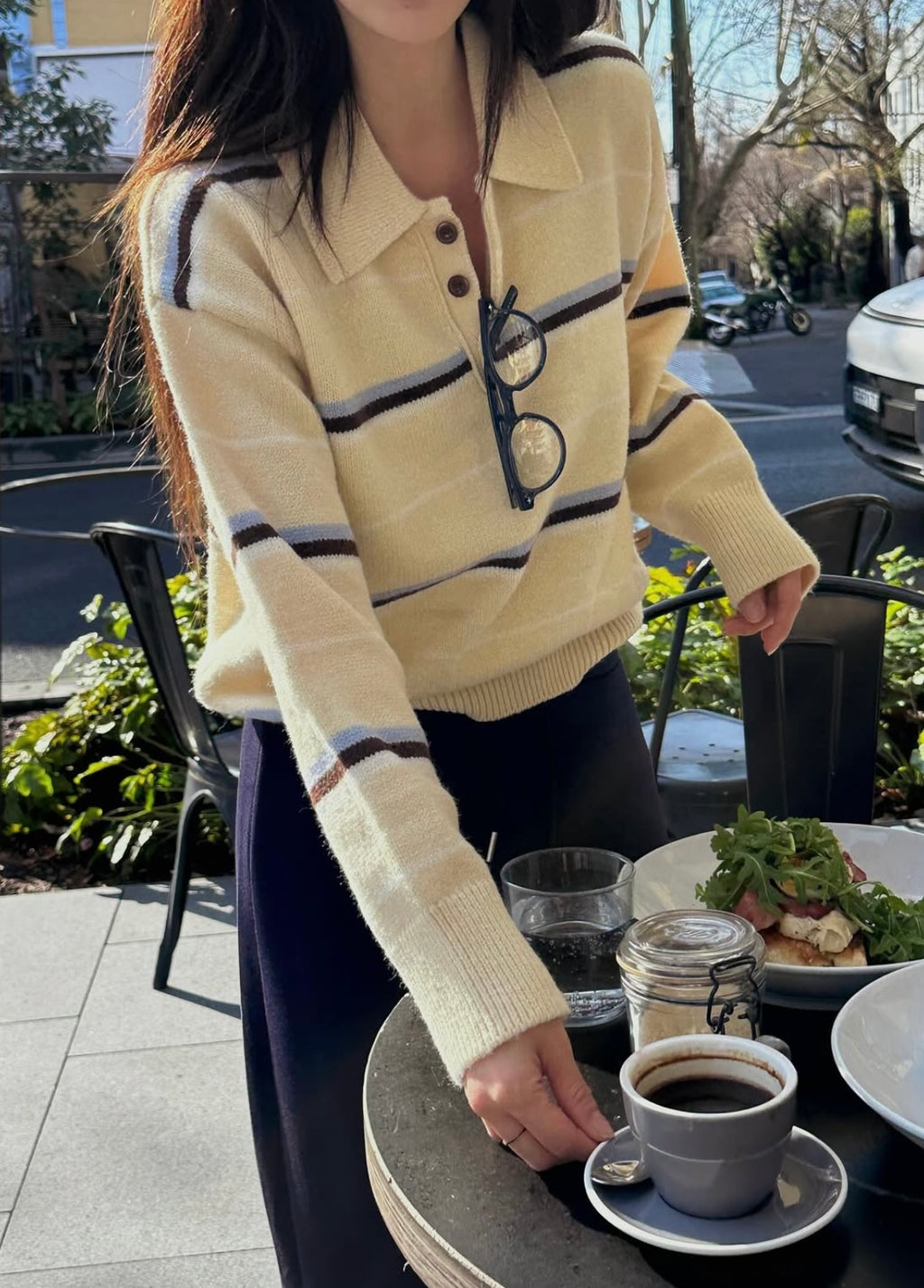 BEA - STRIPED SWEATER