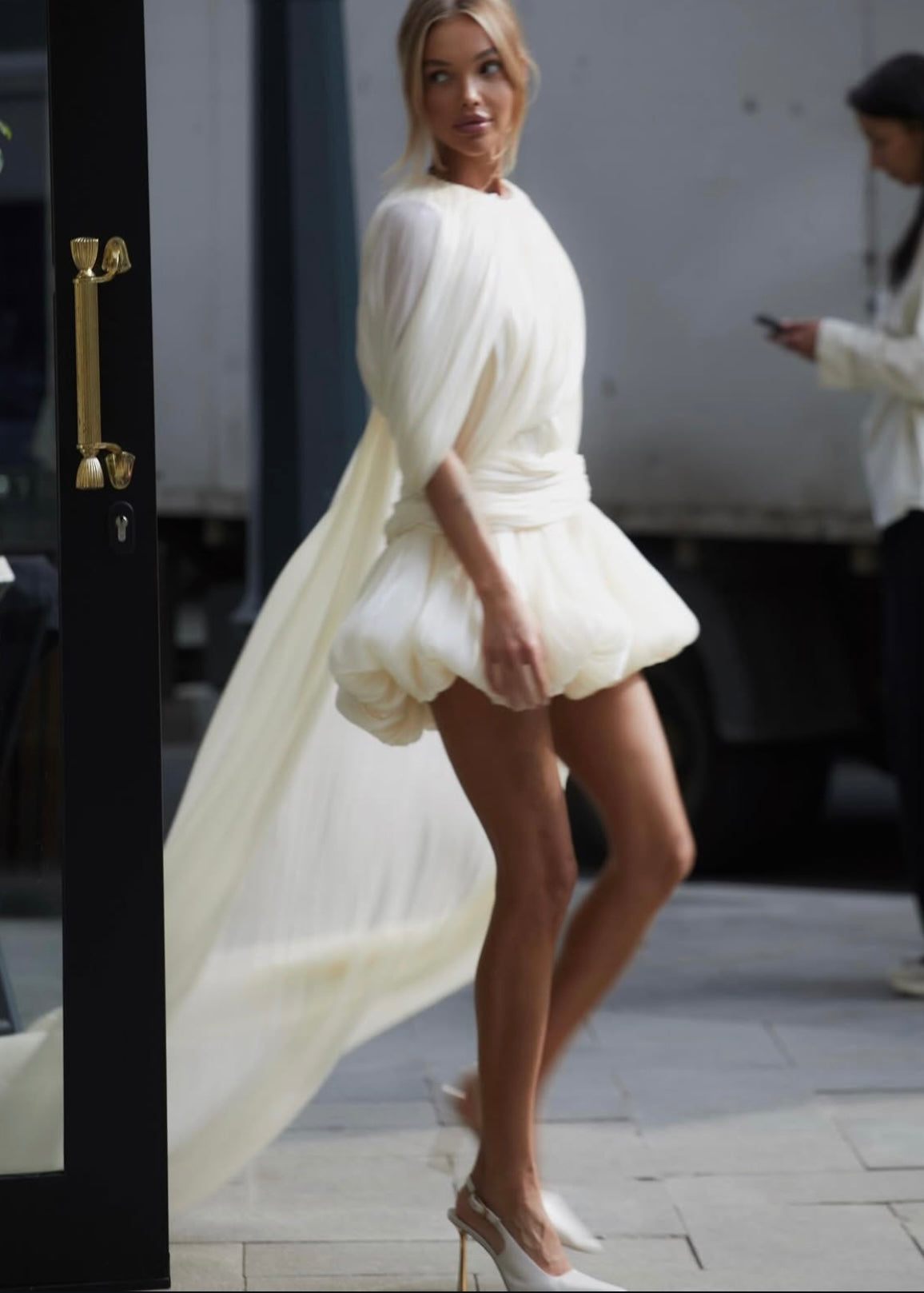 GABRIELLA - CAPE DRESS