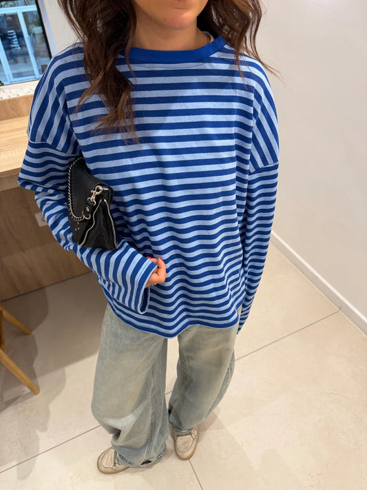 JUNO - STRIPED LONG-SLEEVE TEE