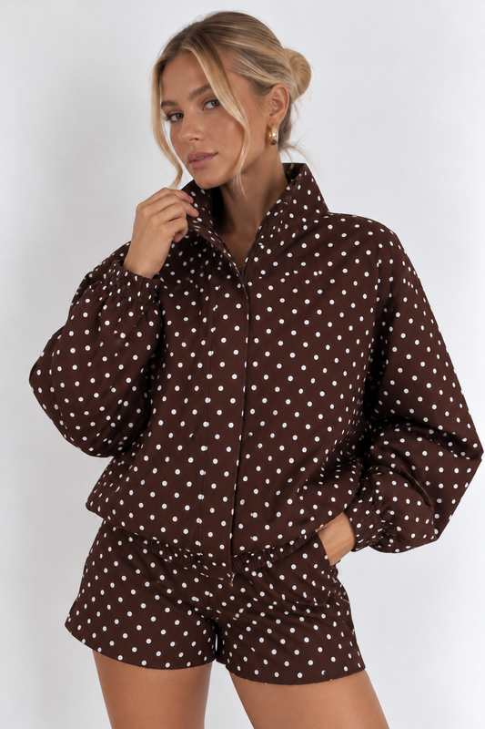 TWIGGY - POLKA DOT JACKET