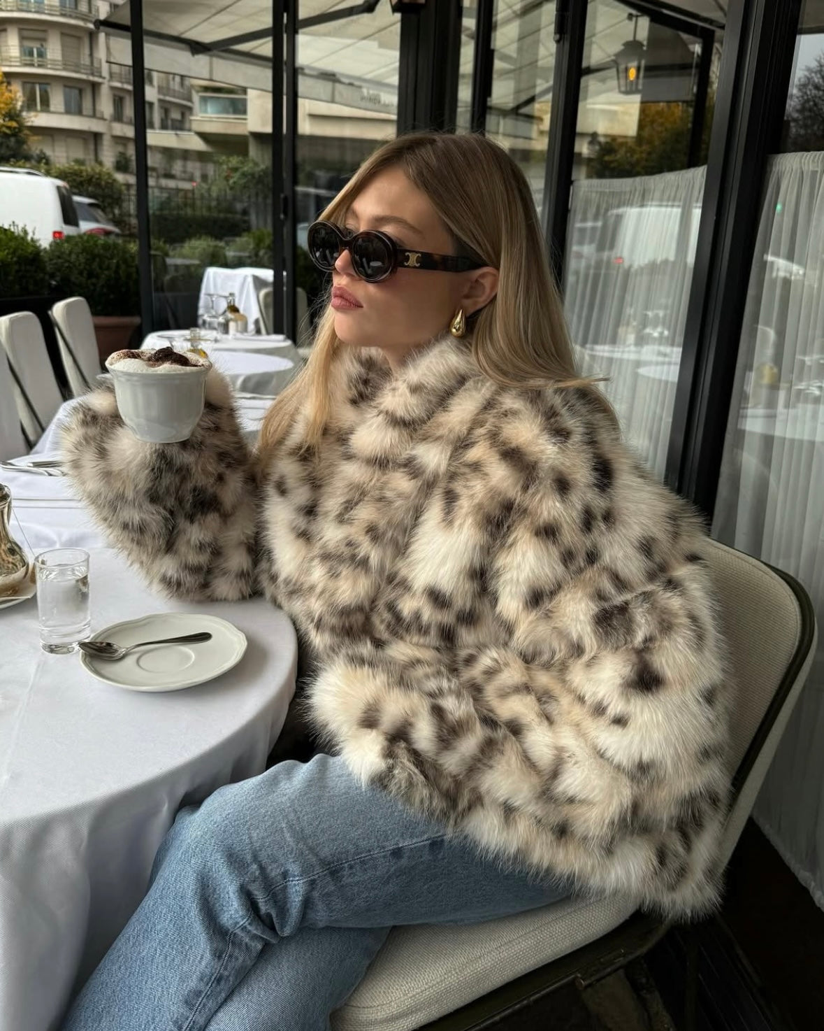 DEMURE - LIMITED EDITION FAUX FUR COAT