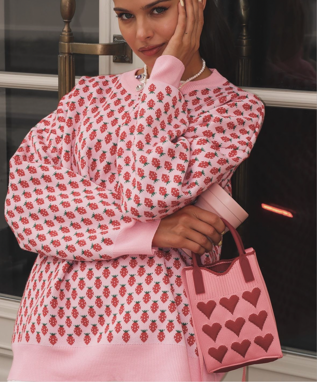 SHORTCAKE - STRAWBERRY PRINT JUMPER