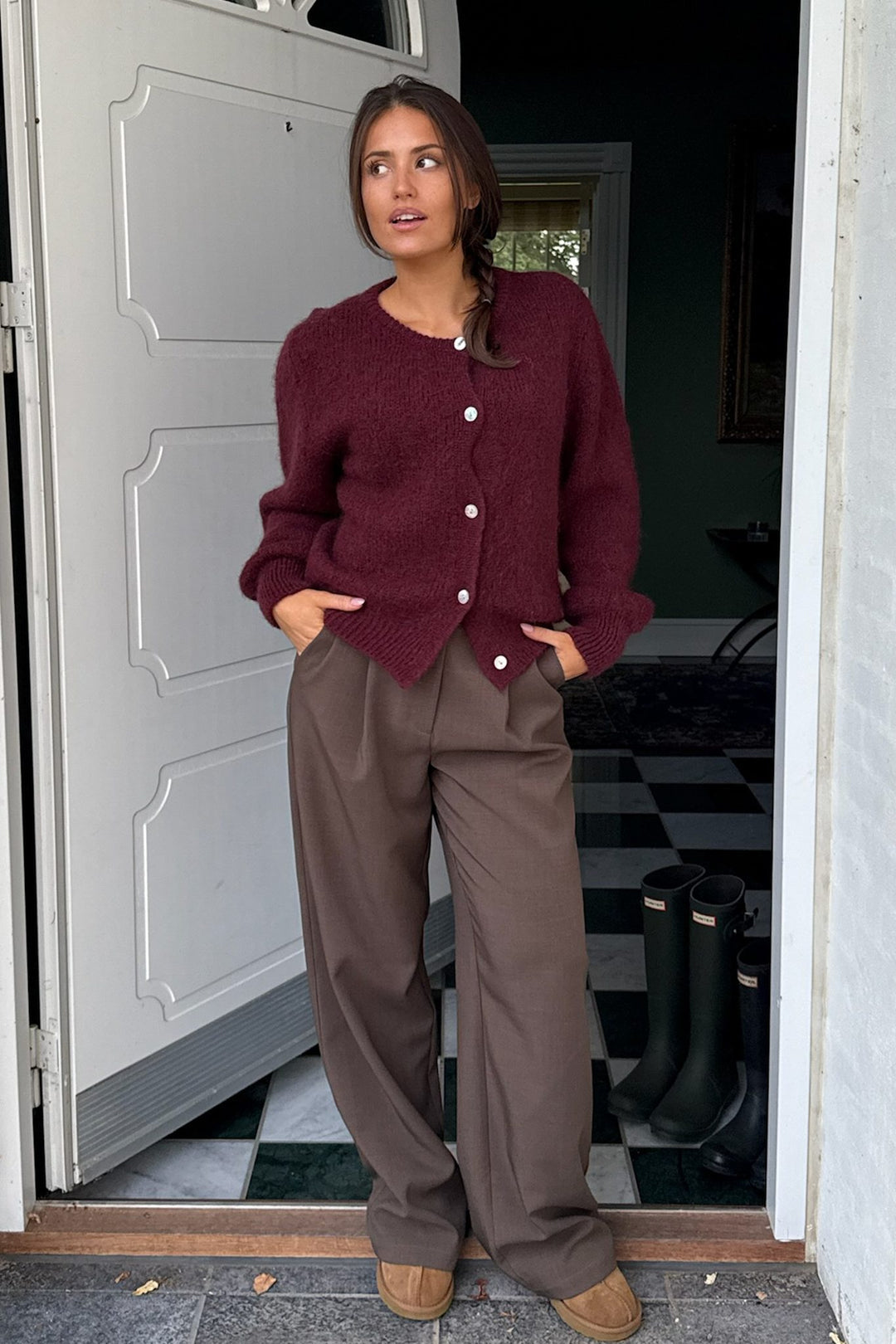 ALICE - KNITTED BUTTON CARDIGAN