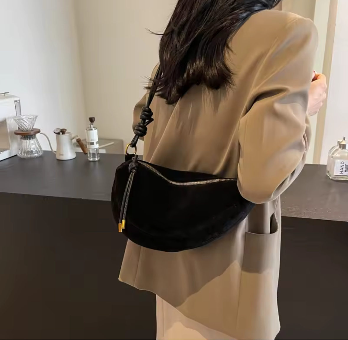 SCARLET - SUEDE BAG