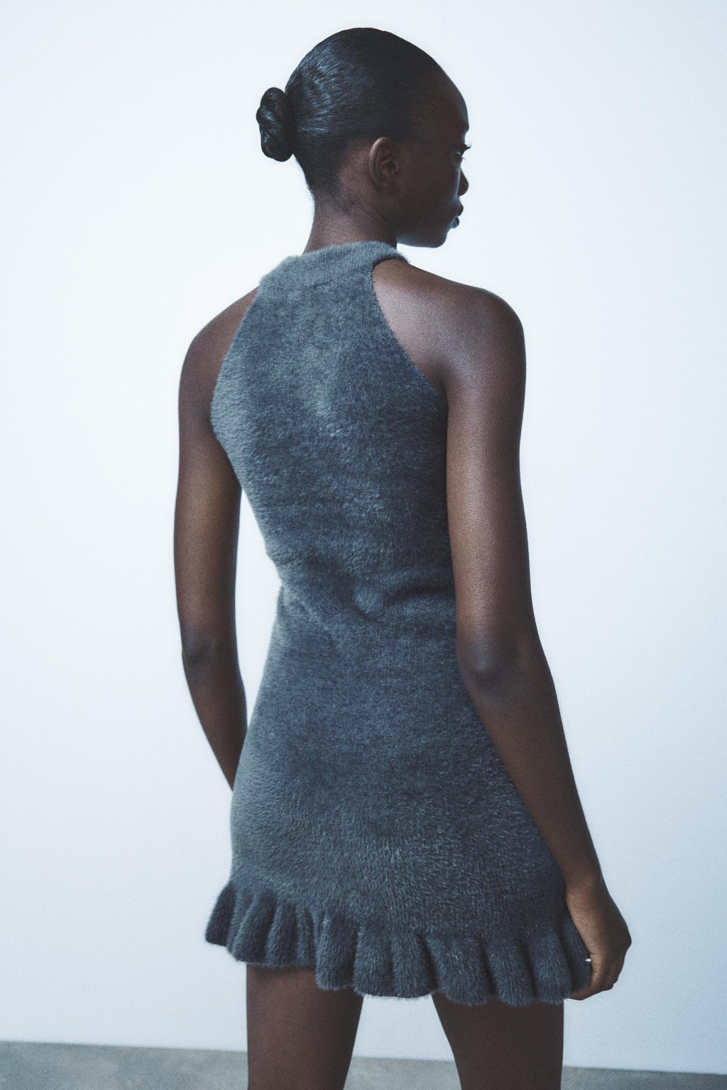 MATILDA - EMBELLISHED PLUSH MINI DRESS