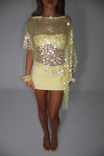 STELLA - SEQUIN PONCHO