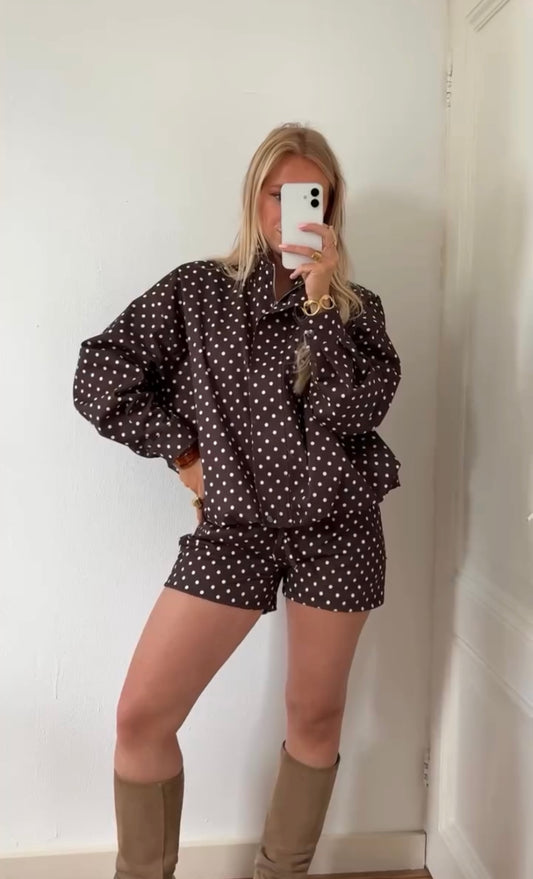 JUNE - POLKA DOT MINI SHORT