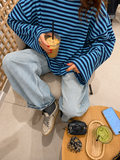 JUNO - STRIPED LONG-SLEEVE TEE