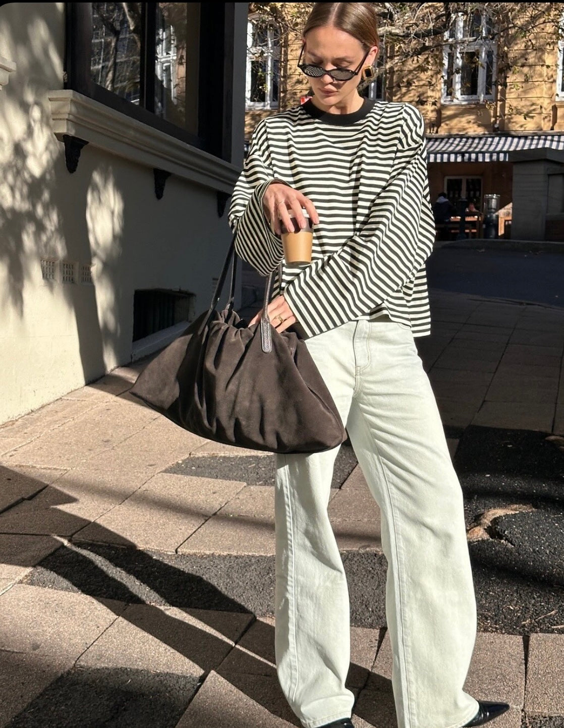 JUNO - STRIPED LONG-SLEEVE TEE