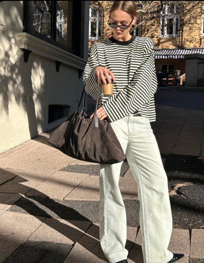 JUNO - STRIPED LONG-SLEEVE TEE