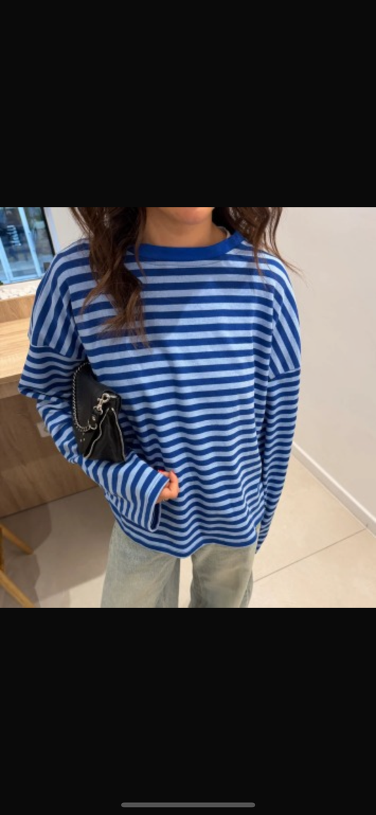 JUNO - STRIPED LONG-SLEEVE TEE