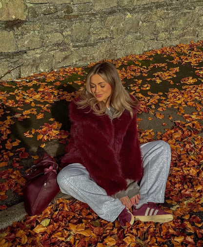 DEMURE - FAUX FUR COAT